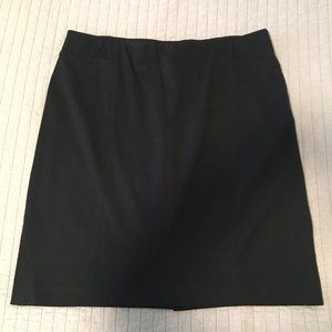J. Jill pencil skirt, black ponte knit, size LT
